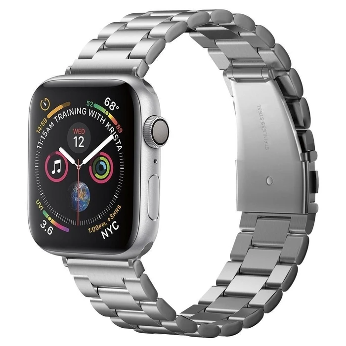 Belt Spigen Modern Fit Band Apple Watch 4/5/6/7/SE/8/9/Ultra 44/45/49mm Silver