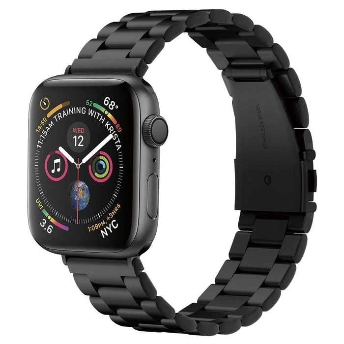 Band Spigen Modern Fit Band Apple Watch 4/5/6/7/SE/8/9/Ultra 44/45/49mm Black