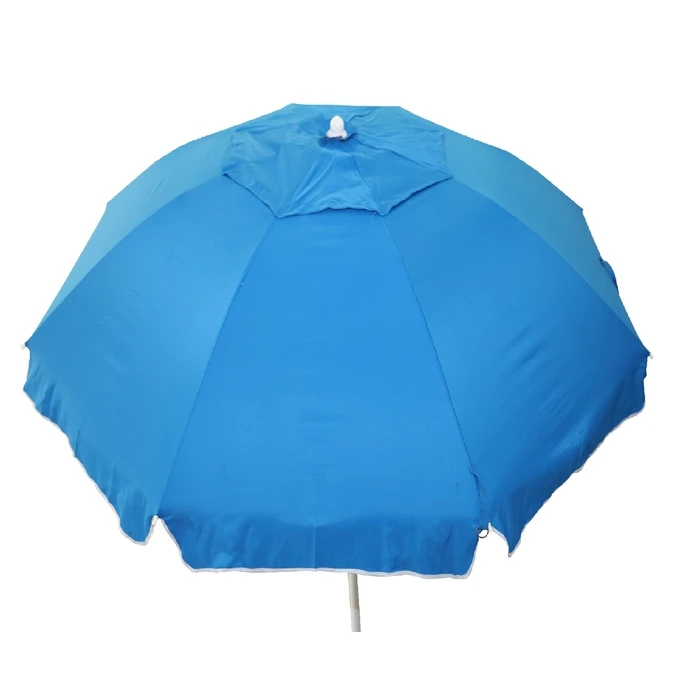 Campus Patio / Garden / Beach Umbrella Blue Reinforced 2m Metal