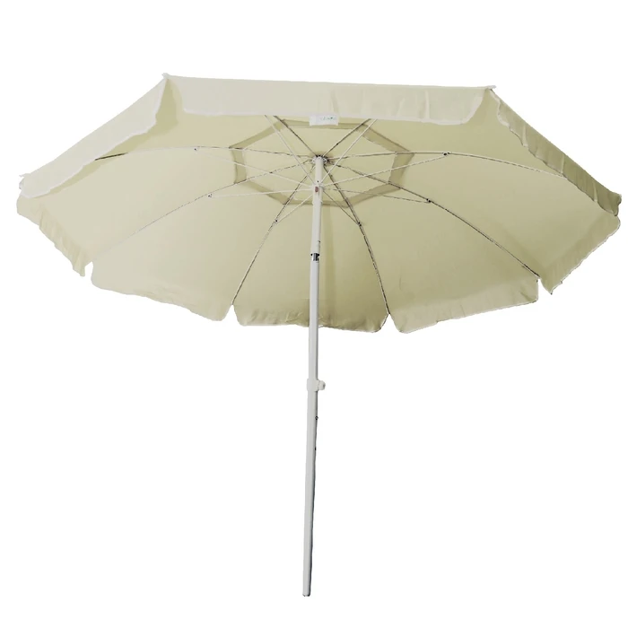 Campus 2m Reinforced Metal Veranda/Garden/Beach Umbrella - Ecru (Beige)