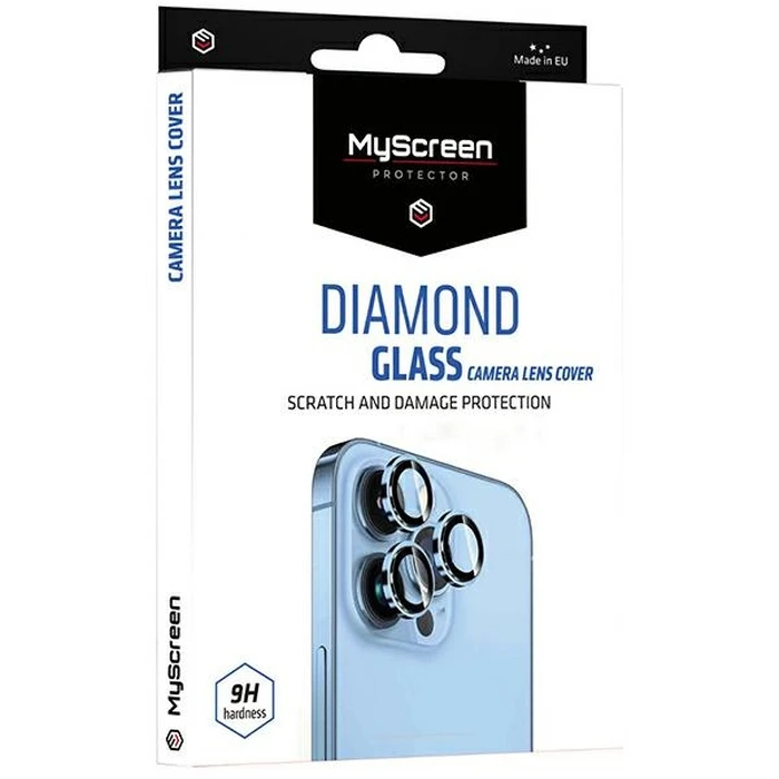 MyScreen Diamond Glass Camera Lens Cover Apple iPhone 14 Pro/14 Pro Max black