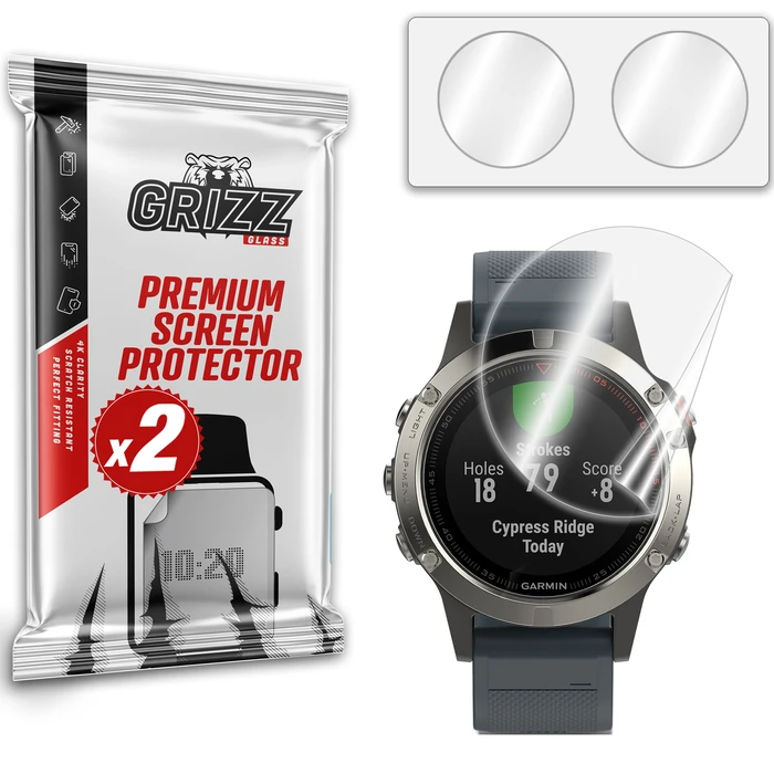 GrizzGlass CeramicFilm Garmin Fenix 5 Plus