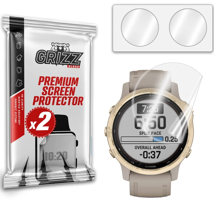 GrizzGlass CeramicFilm Garmin Fenix 6S