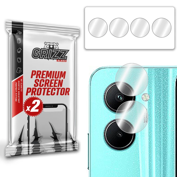 GrizzGlass HybridGlass Camera Realme C33 2023