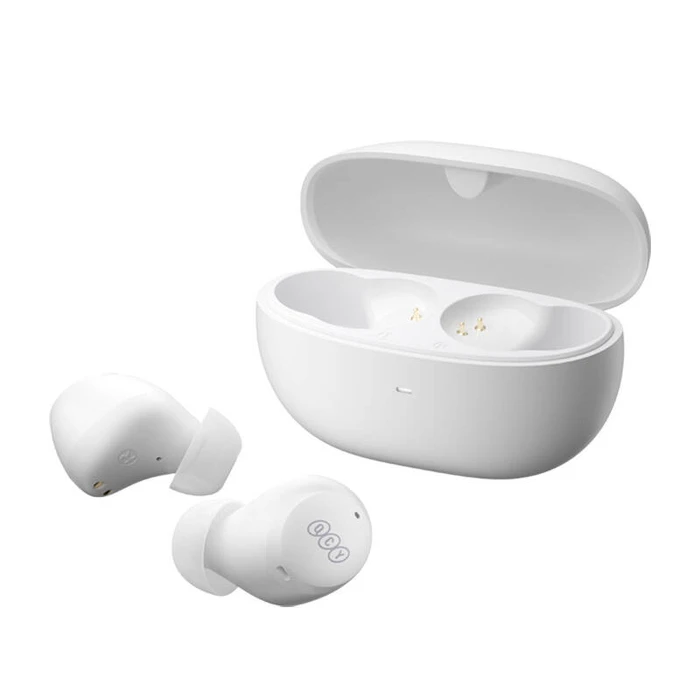 Bluetooth Handsfree TWS Qcy HT07 ANC (white)