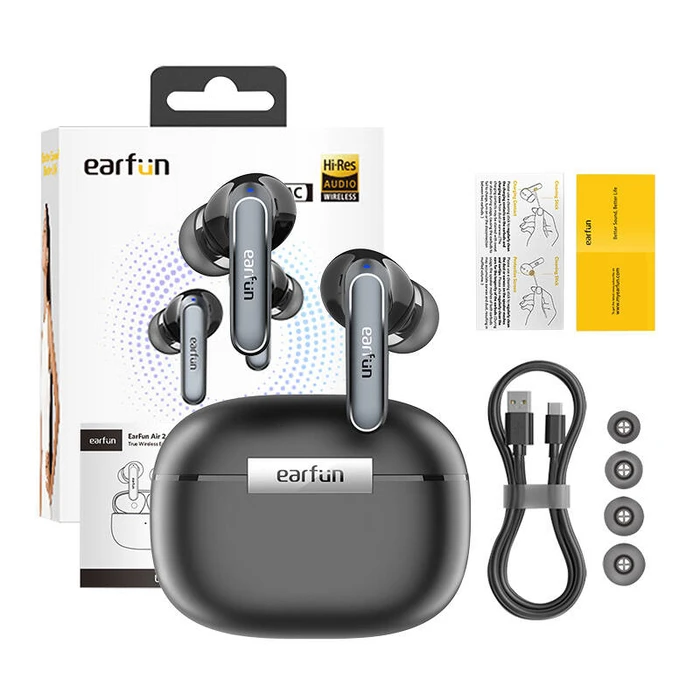 Bluetooth Handsfree Earfun TWS Air2 (Black)