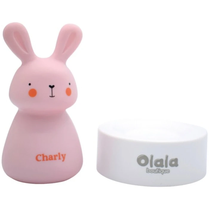 Olala Boutique Κουνελάκι Charly Ροζ - Διακοσμητικό Παιδικό Φωτιστικό LED