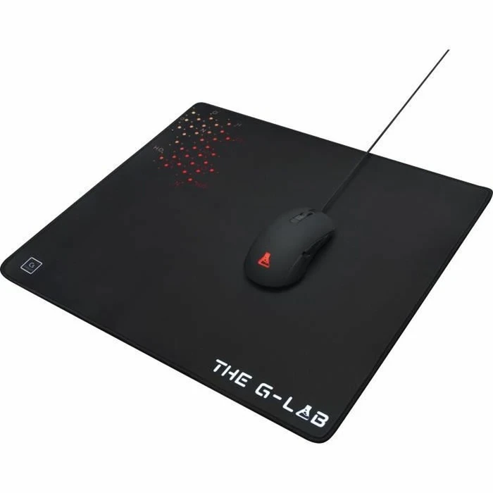 Mousepad The G-Lab PAD CAESIUM Μαύρο 45 x 40 cm