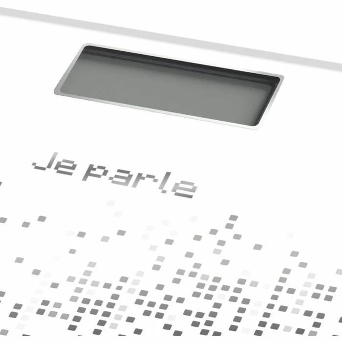 Ψηφιακή Ζυγαριά Μπάνιου Little Balance Talking Voice Μαύρο Λευκό 180 kg