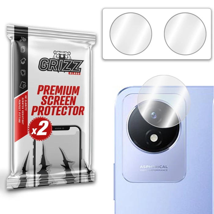 GrizzGlass HybridGlass Camera Vivo Y02A