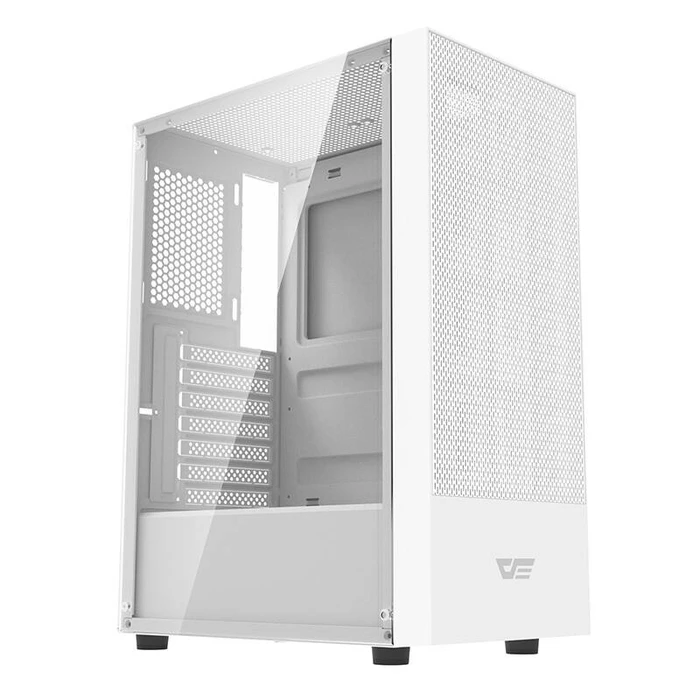 Darkflash A290 Gaming Midi Tower Κουτί Υπολογιστή με Πλαϊνό Παράθυρο White