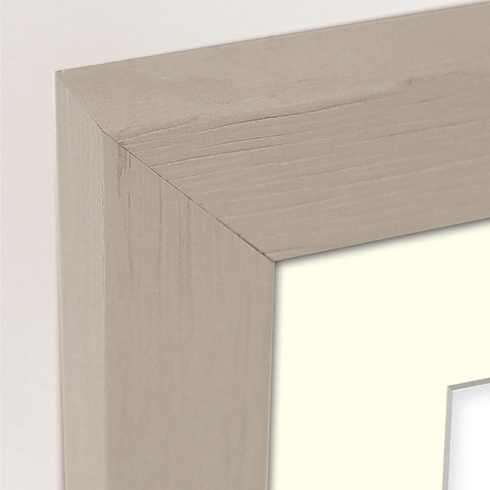 ZEP Wooden Wall Frame with Brown Border V32342