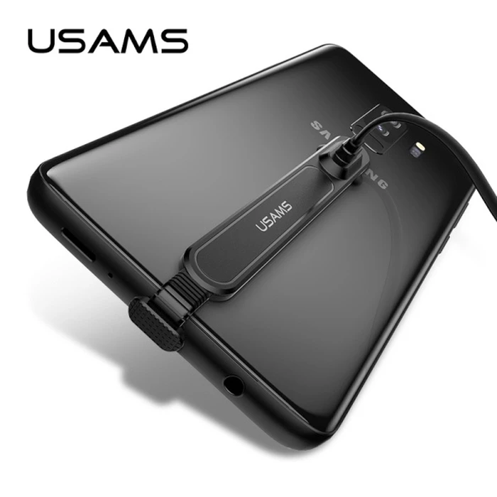 USAMS U9 USB-C 1,5m Flat Cable black (US-SJ236)