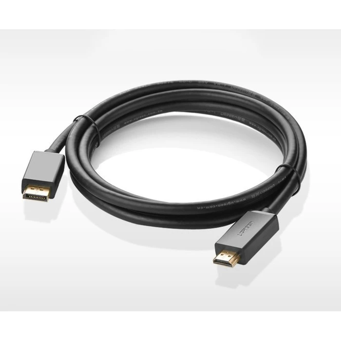 UGREEN DP101 DisplayPort/HDMI 4K 30Hz 32AWG Cable 1,5m black