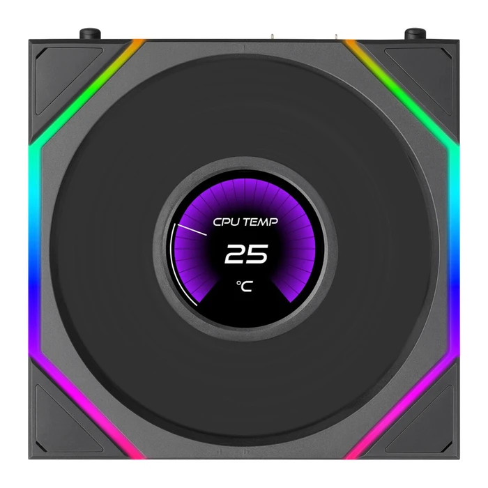 Lian Li UNI FAN TL-LCD FLEX Wireless 120mm Black 3-Pack (Without Controller)