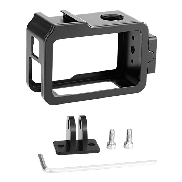 Βάση Στήριξης Action Cameras Puluz Metal Cage with Cold Shoe for DJI Osmo Action 4/3