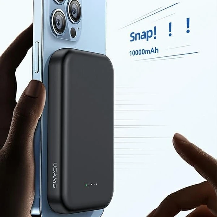 USAMS PB66 Powerbank 10000mAh 20W PD Magnetic Wireless Two-Way Fast Charge white (US-CD180)