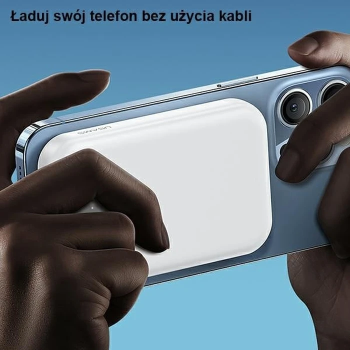 USAMS PB66 Powerbank 10000mAh 20W PD Magnetic Wireless Two-Way Fast Charge white (US-CD180)