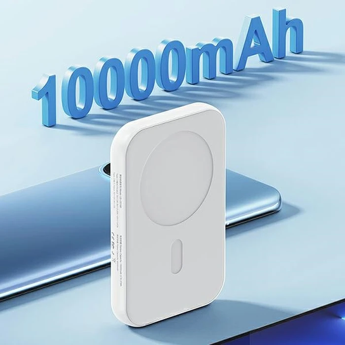 USAMS PB66 Powerbank 10000mAh 20W PD Magnetic Wireless Two-Way Fast Charge white (US-CD180)