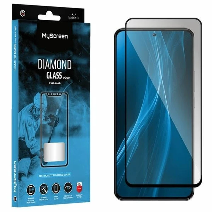 MyScreen Diamond Glass Edge FG Xiaomi POCO F5 Pro black Full Glue