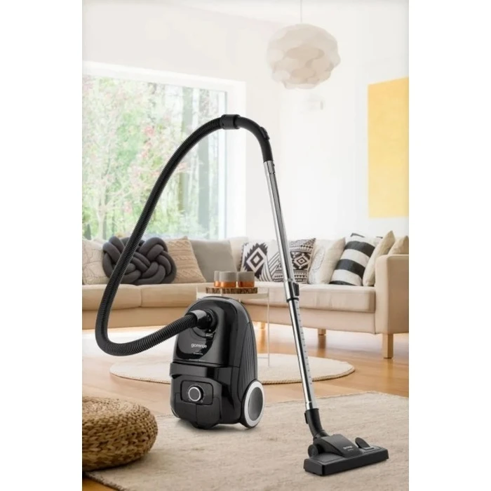 Gorenje VCE21G4EBK Σκούπα Στερεών 2100W με Πλαστικό Κάδο 3lt Μαύρη