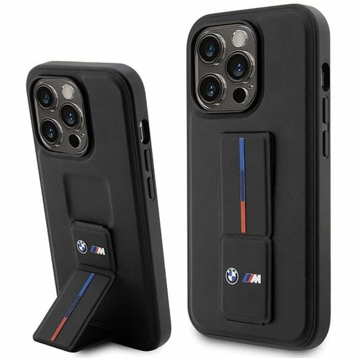 BMW BMHCP14L22GSLK iPhone 14 Pro 6.1" black hardcase Grip Hot Stamp