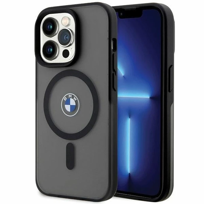 BMW BMHMP14LDSLK iPhone 14 Pro 6.1" black hardcase Signature MagSafe