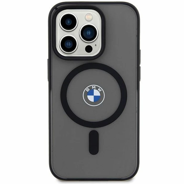 BMW BMHMP14MDSLK iPhone 14 Plus / 15 Plus 6.7" black hardcase Signature MagSafe