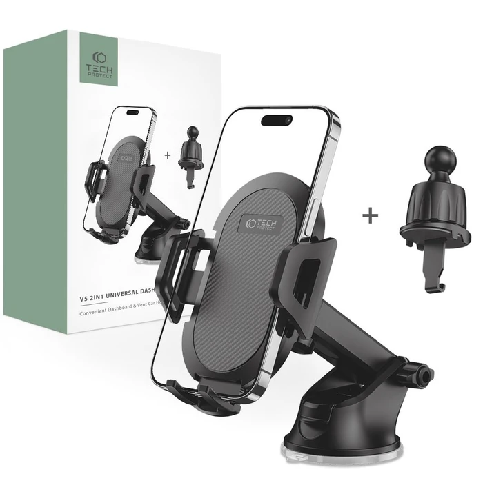 Tech-Protect V5 Universal Dashboard & Vent Car Mount Black