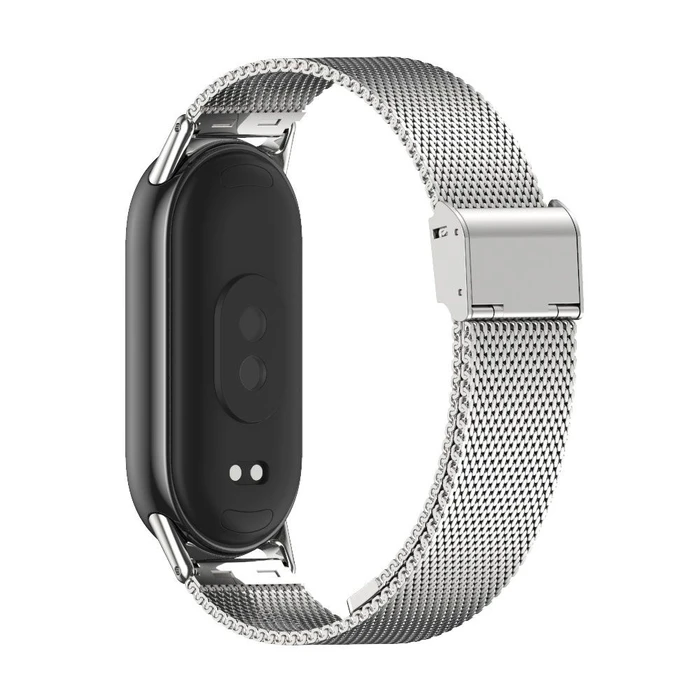 Tech-Protect Milaneseband Xiaomi Mi Smart Band 8 / 8 NFC / 9 Silver