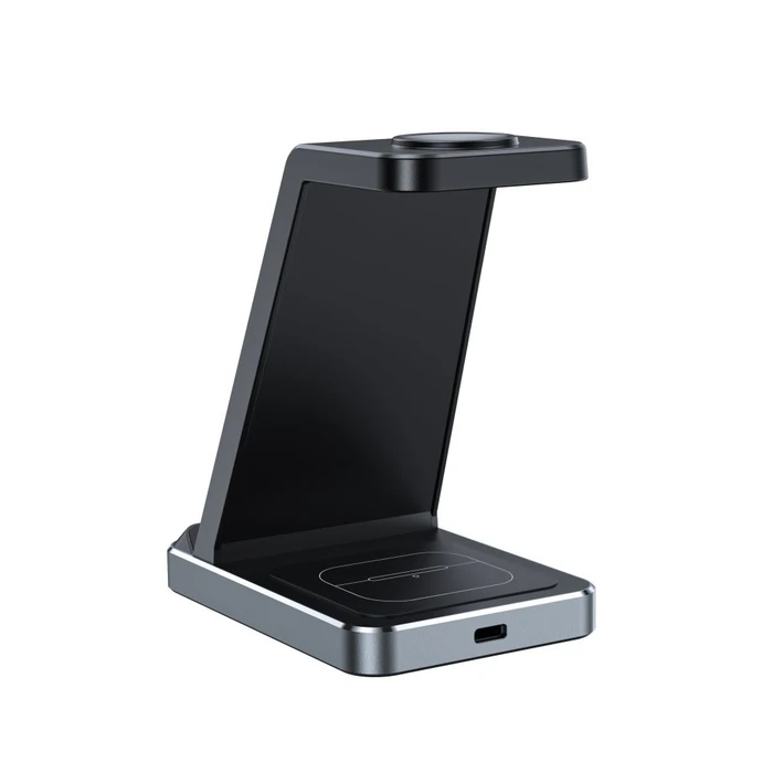 Tech-Protect QI15W-A26 3in1 Wireless Charger Black