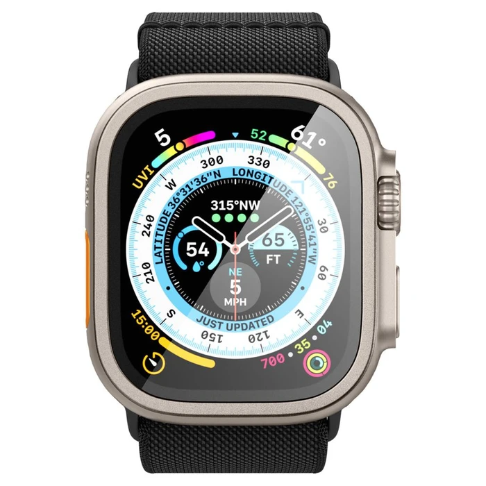 Tempered glass Spigen Glas.tr Slim Pro Apple Watch Ultra 1 / 2 / 3 49mm Titanium