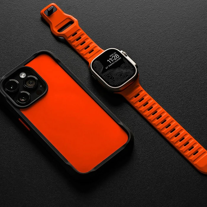 Tech-Protect Iconband Line Apple Watch 4/5/6/7/SE/8/9/Ultra 44/45/49mm Orange