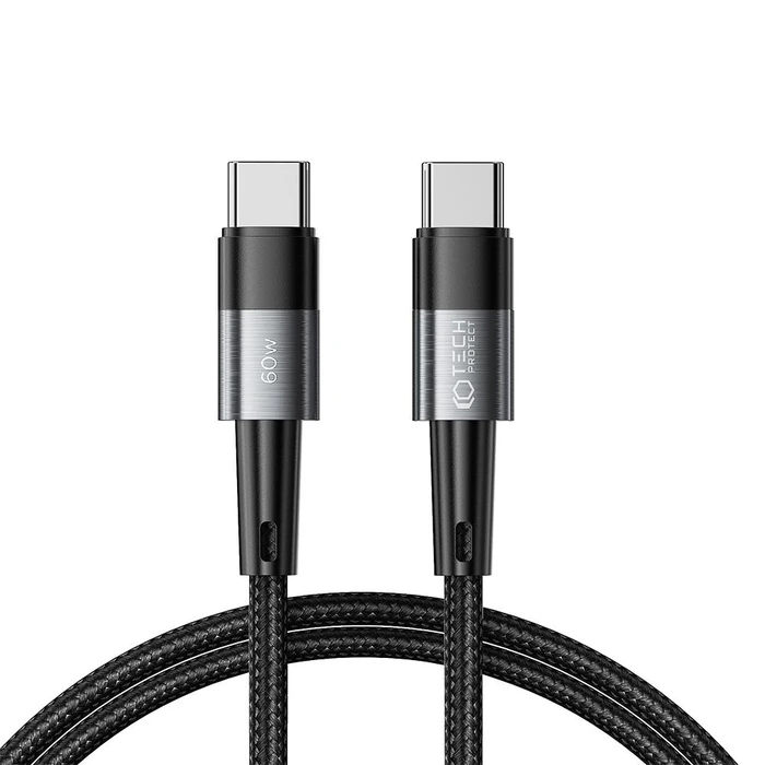 Tech-Protect Ultraboost USB-C/USB-C Cable PD 60W 3A 100cm Grey