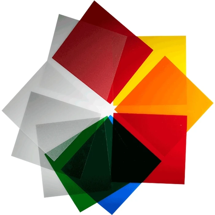 Elinchrom Set of 10 Colour Filters 21 cm — Studio Accessory (Model 26243)