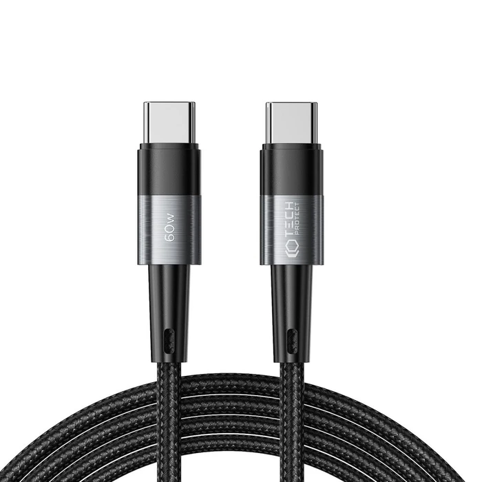 Tech-Protect Ultraboost USB-C/USB-C Cable PD 60W 3A 200cm Grey