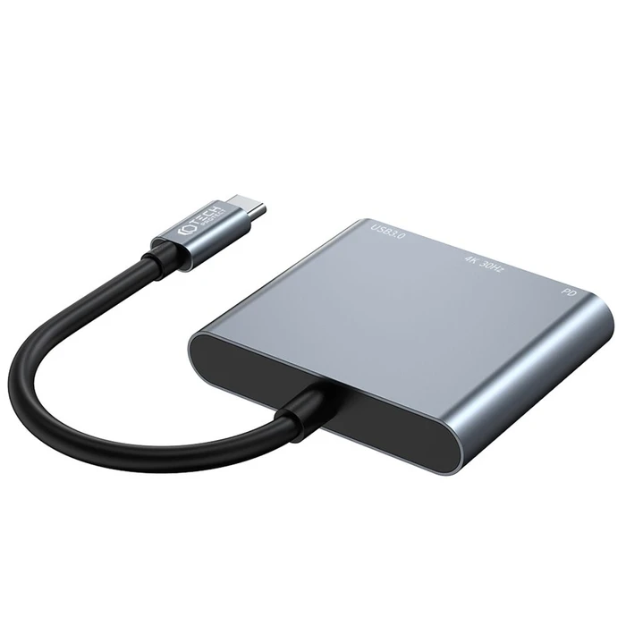 Tech-Protect V1-hub 3in1 Adapter Grey