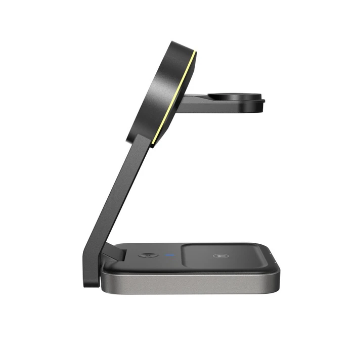 Tech-Protect Qi15W-A28 3in1 Magnetic Wireless Charger MagSafe Black
