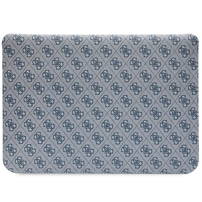 Guess Sleeve GUCS14PS4SGB 14 inch blue 4G Stripe Metal Logo