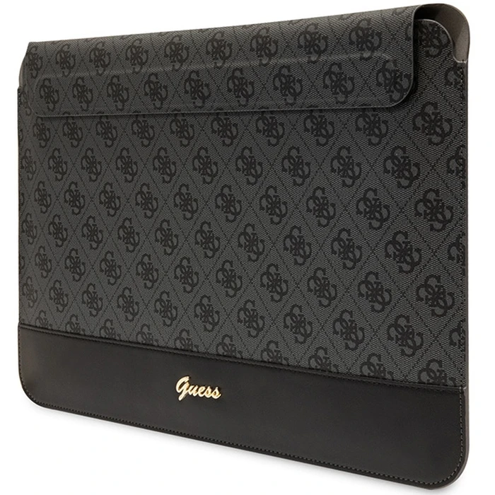 Guess Sleeve GUCS14PS4SGK 14 inch black 4G Stripe Metal Logo