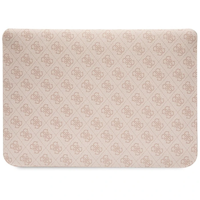 Guess Sleeve GUCS14PS4SGP 14 inch pink 4G Stripe Metal Logo