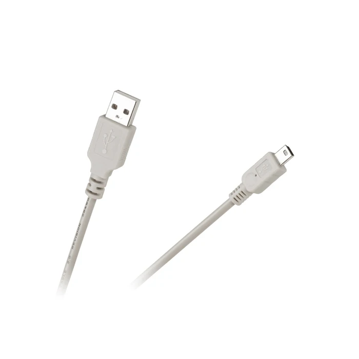 Cabletech USB 2.0 Cable USB-A male to mini USB-B male White 1 m (DM-3889-1)