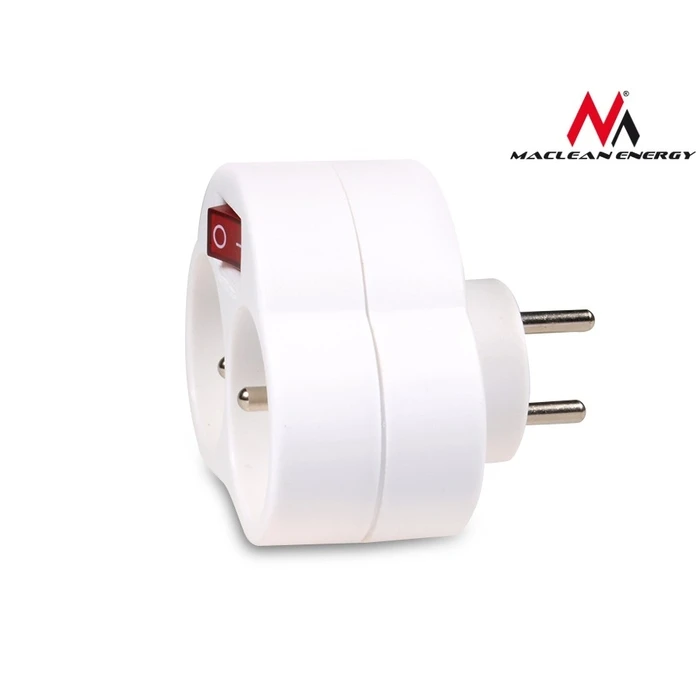 Ταφ Δικτύου Maclean X2 current socket with Energy MCE31 3680W switch
