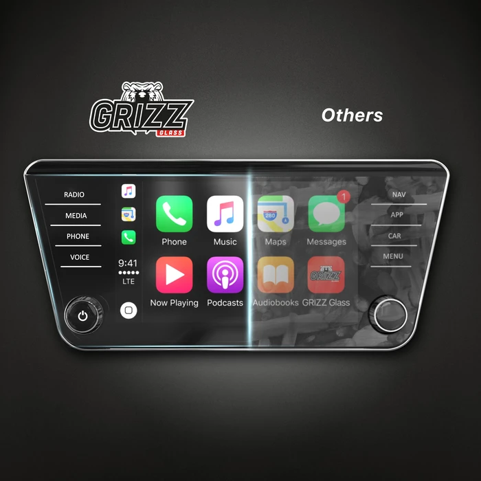 Matte GrizzGlass CarDisplay Protection Skoda Superb 3 8" Amundsen/Bolero (2015-2024)