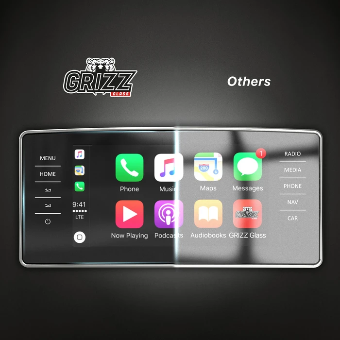 Matte GrizzGlass CarDisplay Protection Skoda Fabia 4 9,2" Amundsen 2021-2023