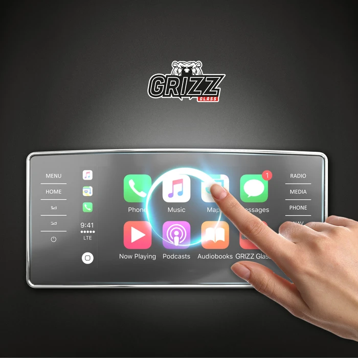 Matte GrizzGlass CarDisplay Protection Skoda Fabia 4 9,2" Amundsen 2021-2023