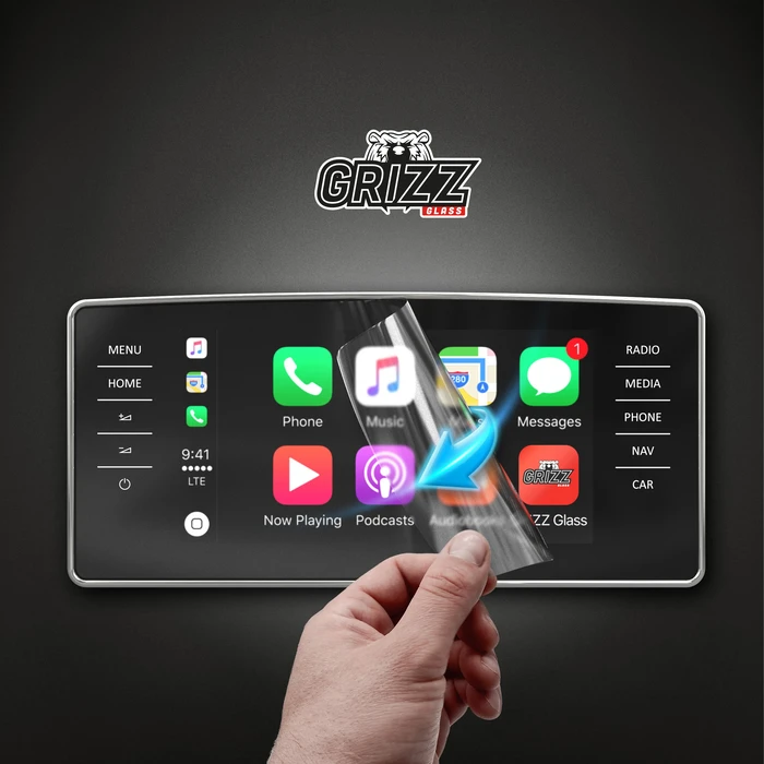 Matte GrizzGlass CarDisplay Protection Skoda Fabia 4 9,2" Amundsen 2021-2023