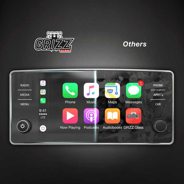 Matte GrizzGlass CarDisplay Protection Skoda Fabia 4 8" Bolero 2021-2023