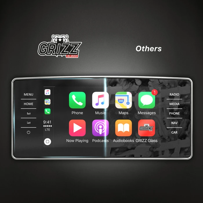 Matte GrizzGlass CarDisplay Protection Skoda Kamiq 9,2" Amundsen (2019-2023)