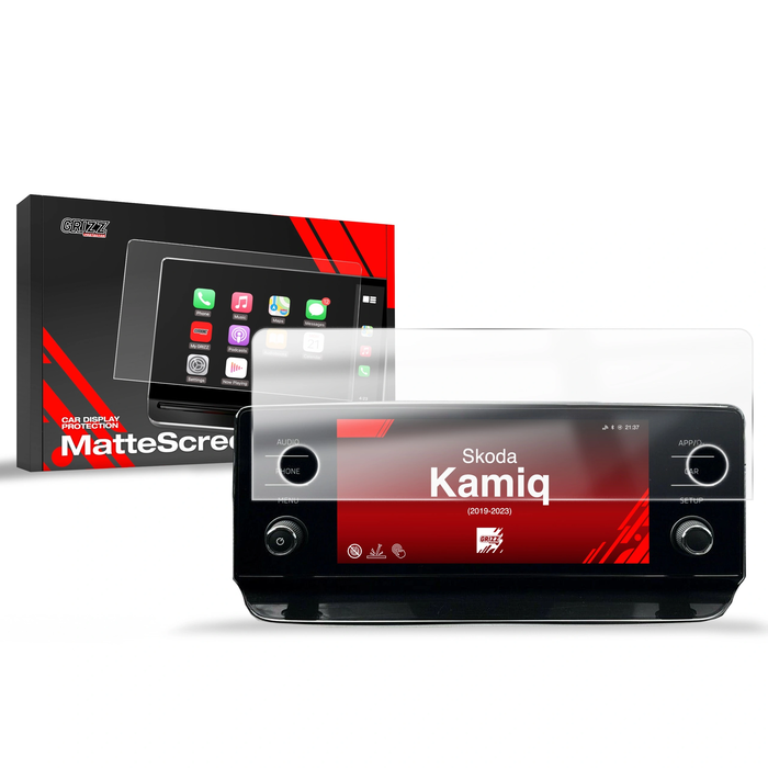 Matte GrizzGlass CarDisplay Protection Skoda Kamiq 8" Bolero (2019-2023)